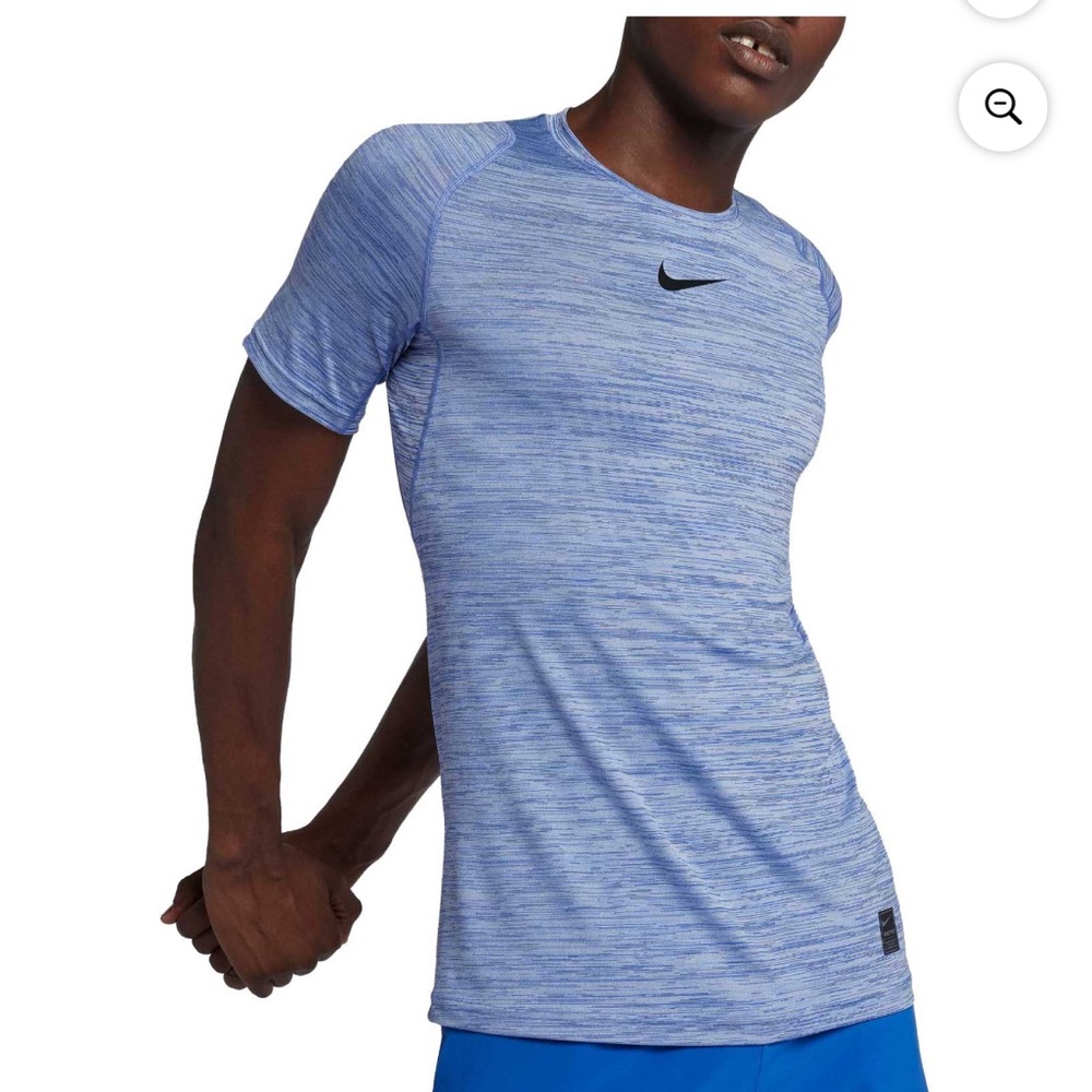 Nike Men's Pro Heather Printed Fitted T-Shirt